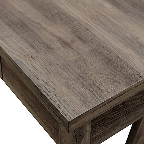 Walker Edison Rustic Farmhouse Wood Computer Writing Desk Home Office Workstation Small, 46 Inch, Grey - WoodArtSupply