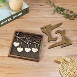 Jeweidea Personalized Family Sign with 2-9 Names Custom Wooden Tree of Life Frame Engraved Wood Plaques Decor Birthday Gift for Mother Women Jeweidea