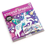 Mudpuppy Unicorn Magic – Sticker Sparkle Poster Activity Kit with Illustrations of Sparkling Unicorns for Children Ages 4 and Up Mudpuppy