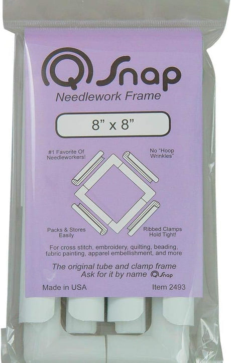 Q-Snap Needlework Frame, 8" X 8" Q-Snap