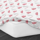 Northwest Officially Licensed Detroit Red Wings NHL Twin Size Sheet Set – Comfortable Bedding with Repeating Team Logos for Hockey Fans, Dorm & Game Day Spirit Rooms Northwest
