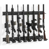 Upbci Gun Rack, Professional Gun Rack Wall Mount, Vertical Gun Rack for Wall, Adjustable Indoor Gun Racks Securely Hold Your Shotguns and Rifles Upbci