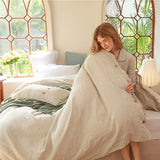 Simple&Opulence 100% Linen Duvet Cover Set 2pcs with Coconut Button Closure Natural French Washed Flax Solid Color Soft Breathable Farmhouse Bedding - Linen, Twin Size Simple&Opulence
