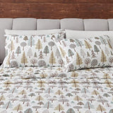Great Bay Home Twin Size Microfiber Sheet Set - 3-Piece Lodge Bed Sheets - Ultra-Soft and Smooth Brushed Microfiber Woodland Decor Bedding (Forest Trail) Great Bay Home