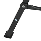 Outsunny Metal Porch Swing Stand, Heavy Duty Swing Frame, Hanging Chair Stand Only, 528 LBS Weight Capacity, for Backyard, Patio, Lawn, Playground, Black Outsunny