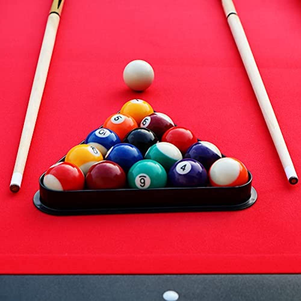 RACK Stark 5.5-Foot Billiard/Pool Table (Black) - WoodArtSupply