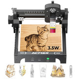 ACMER S1 Laser Engraver 3500mW, Compact Desktop Engraving & Cutting Machine for DIY Crafts, Small Business & Makers, 130×130mm Work Area, 0.04mm Detail Engraving for Wood, Acrylic ACMER