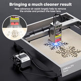 Air Assist for Laser Cutter, Laser Air Assist Laser Engraver for Wood and Metal 22L/min Air Output for Laser Air Assist Protect Laser Lens Reduce Surface Temperature CREALITY FALCON