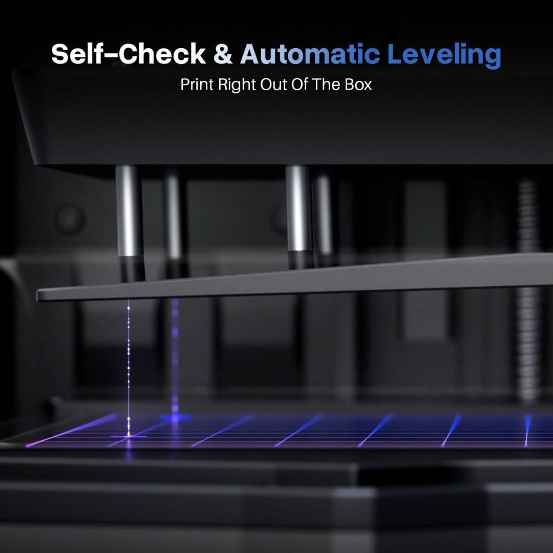 ELEGOO Saturn 4 Ultra 12K Resin 3D Printer, with Smart Automatic Leveling, 10-Inch 12K Monochrome LCD, 150mm/h Faster Printing Speed,8.62x4.84x8.66 Inch Printing Size ELEGOO