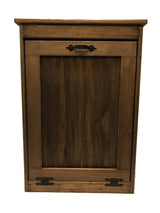 Dicks Wood Creations Wooden Tilt-Out Trash Bin Solid Top Dicks Wood Creations