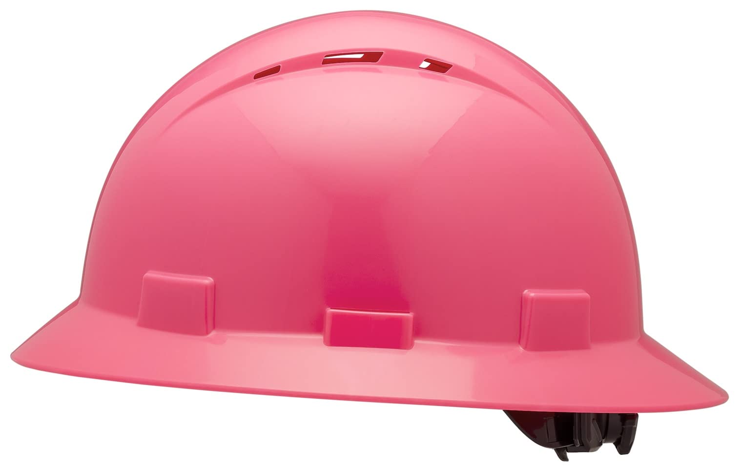 Pink Hard Hat Construction Helmet OSHA Approved Vented Full Brim Safety Pink Hard Hats for Women with Safety Glasses, Cascos De Construccion Work Hardhat, 6 Point Ratcheting System (Pink-1 +  - WoodArtSupply