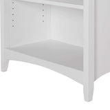 Camaflexi Shaker Style Bookcase, 72", White Camaflexi