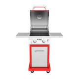 Nexgrill Deluxe 2-Burner Gas Grill with 401 SQ In Grate, 28000 BTUs, Stainless Steel Control Panel & Foldable Side Table, Propane BBQ Grill for Outdoor Cooking, Patios, Backyards and More - 720-0864R Nexgrill