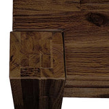 East West Furniture LM7-07-T Lismore Modern Dining Rectangle Rustic Farmhouse Table, 40x72 Inch, Jacobean East West Furniture
