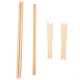 Honey Lake Medium Beehive Frames and Foudations Kit,10 Pack Super Wooden Frames and Natural Beeswax Dipped Plastic Foundations for Beekeeping Honey Lake