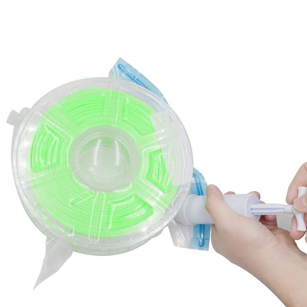 Befenybay 5PCS 3D Printer Filament Vacuum Compression Storage Bags with Manual Air Pump for PLA/ABS/Nylon/Wood/TPU/Other 3D Printing Material (Does Not Include Filament) Befenybay