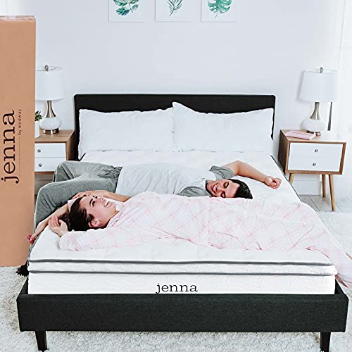 Modway Jenna 10” Innerspring and Memory Foam Full Mattress With Individually Encased Coils