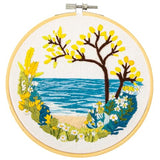 DIAMOND DOTZ Kits - Embroidery Wild Ocean: Dive into Creativity with This Embroidery Kit, Perfect Embroidery Kit for Beginners and Embroidery Kits for Adults