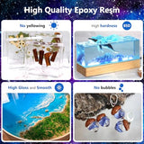 Deep Pour Epoxy Resin, KISREL 96OZ Resin Epoxy Kit (2:1) for 2-4 Inch Pour Depths，Bubble Free, Low Odour, Crystal Clear Casting Resin for Bar Tops, Table Tops, River Tables, Wood Fillers, Crafts KISREL