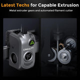 Creality Hi 3D Printer, Support Multi Color Printing Needs CFS, 500mm/s Max Speed 95% Pre-Assemble, XY Step-Servo Motor and Auto Leveling Build Volume ‌10.24×10.24×11.81 inch Comgrow