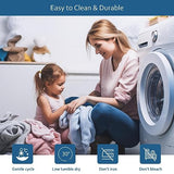 Waterproof Mattress Protector King Size,Mattress Cover Protector, Smooth Top Mattress Protector for Kids, Breathable Skin Friendly and Noiseless Fitted Sheet,King Size,Polyester Moonsea