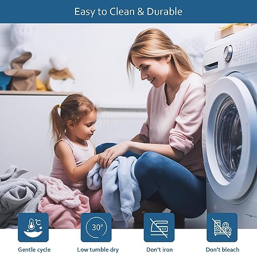 Moonsea Queen Size Mattress Protector Waterproof,Mattress Cover Protector, Smooth Top Mattress Protector for Kids, Breathable Skin Friendly and Noiseless Fitted Sheet Queen Size,Polyester Moonsea