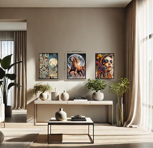 JigWall - 500 Pieces Magnetic Jigsaw Puzzles with a Magnetic Puzzle Board Included - Hard Puzzles for Adults - Art Wall Decor - Unique Gift & Difficult Puzzle - Premium Quality - Jeramondo Djeriandi JigWall