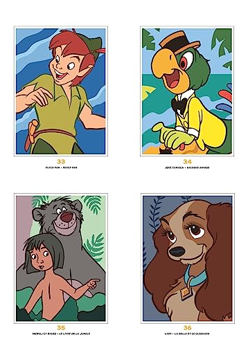Coloriages mystères Disney - Portraits (trompe l'oeil) HACHETTE PRAT