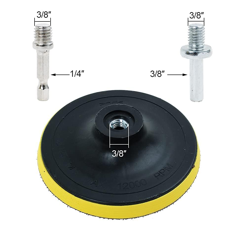 80 Pack 5 inch Sanding Discs Kit 8 Hole Sander for Drill Polishing Pad Hook and Loop Plate 60 80 120 180 240 400 600 800 Grit Sandpaper Abrasive Tool AUTOTOOLHOME