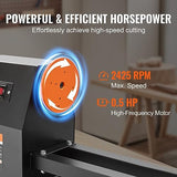 VEVOR Benchtop Wood Lathe, 14 in x 40 in, 0.5 HP 370W Power Wood Turning Lathe Machine, 4 Speed Adjustable 885/1245/1715/2425 RPM with Chisels Faceplate Plastic Handle Hex Wrench, for Woodworking VEVOR