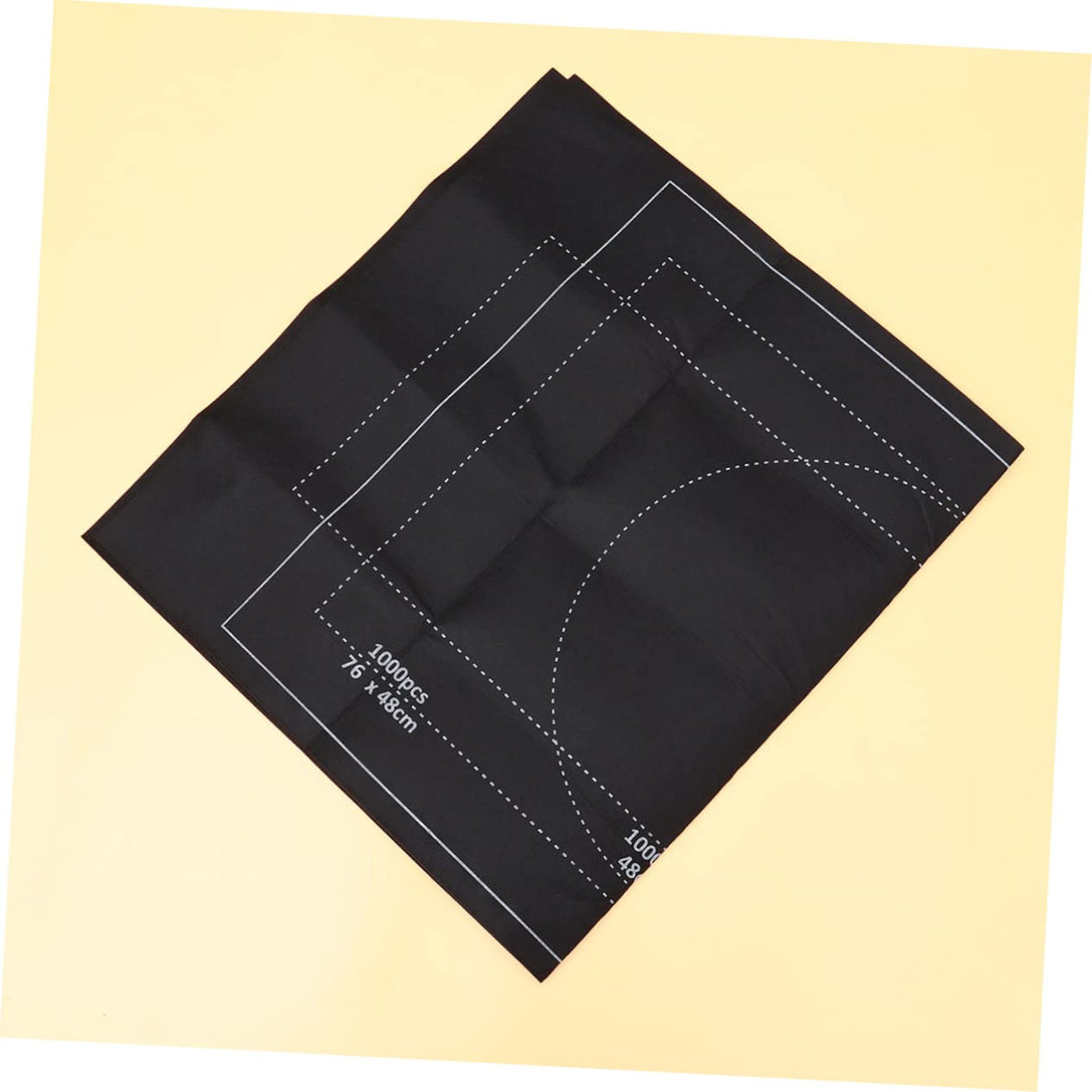 Sosoport Black Puzzle Mat Roll Up Portable Felt Play Mat for Up Inflatable Tube and Fixing Bands Storage for Jigsaw Puzzles Sosoport