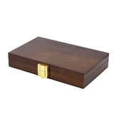 Pufguy Wooden Watercolor Paint Palette, 36 Wells, 4" x 6", Brown, Country Style Pufguy