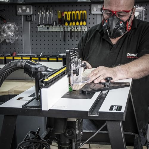 Trend Portable Benchtop Router Table with Robust Construction for Workshop & Site Use, 120V (NVR Switch Not Included), CRT/MK3 Trend Tool Technology USA