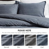 Woolrich King Duvet Cover Set Cotton Stone Washed, Oversized Duvet Cover for King Size Bed, All Season Soft King Size Bedding Cover, McKenzie, King/Cal King Blue 3 Piece Woolrich John Rich & Bros.