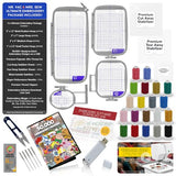 Brother SE2000 Sewing and Embroidery Machine Bundle - 5" x 7" Field, Cuts Jump Stitches, Wireless LAN, Includes 4 Hoops, 20 Premium Threads, Stabilizer Sheets, 50,000+ Designs, Accessories & More