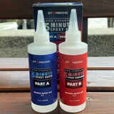 Starbond 5 Minute Epoxy Adhesive - Super Tough and Durable - 1900 lb Lap Shear Strength, 1:1 Ratio Instant Mix — Fast Set, Quick Cure, Compatible with Wood, Metal, Glass, Ceramic, Fabric, 8 oz STARBOND