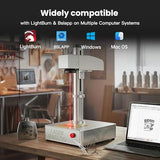 Mr.Carve S4-30W Fiber Laser Marking Machine for Metals&Jewelry&Plastics,Fiber laser engraver with Lightburn compatibility MR. CARVE