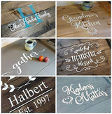 Personalized Stove Cover Noodle Board, Oven Cover - Customizable Design - Farmhouse Kitchen Decor JensenEden