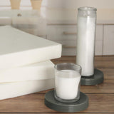 Soy Wax for Candle Making | 10lb Soy Candle Wax Slab + 50 Inche pre-Waxed Wicks | Smooth Blend for High Load Fragrance Formulation |Candles Making Supplies Direct Candle Supply