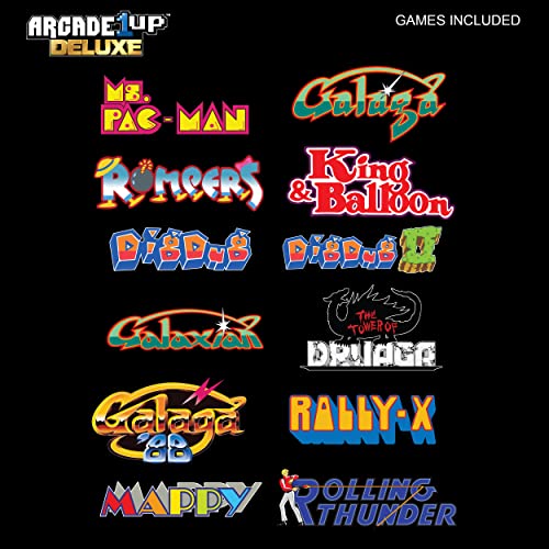 ARCADE1UP Class of 81’ Deluxe Arcade Machine for Home - 5 Feet Tall - 12 Classic Games ARCADE1UP