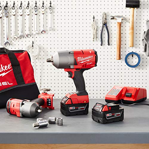 Milwaukee 2 PC M18 FUEL Auto Kit - 1/2" Impact Wrench and 3/8" Impact Wrench - WoodArtSupply