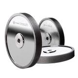 NAGU Compass CBN Grinding Wheels 8"x1-1/4"x5/8" GRIT 180 for Sharpening High Speed Steel of Woodturning Tools NAGU