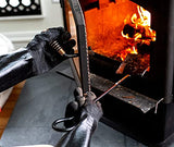 BBQ Gloves Cooking Gloves Food Contact Safe No BPA Insulated Waterpoof, Oil Proof, Heat Resistant BBQ, Smoker, Grill, and Outdoor Cooking Gloves, Neoprene Material Made in USA, 13 Inch Long G & F PRODUCTS