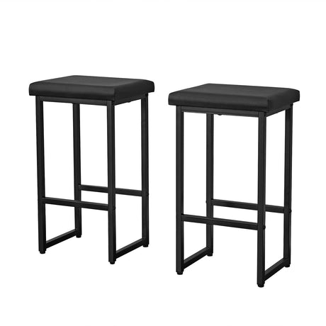 Panana Rustic 3-Piece Counter Height Dining Table Set with Stools and Storage Shelves Panana