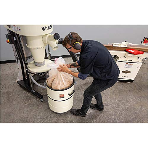 Shop Fox W1868 2 Hp Portable Cyclone Dust Collector… Shop Fox