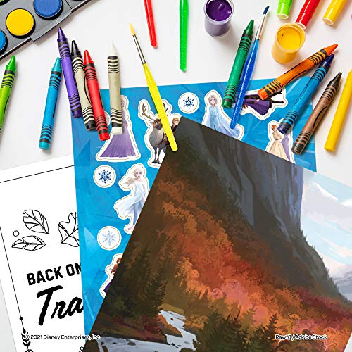 Disney Frozen 2 Create-a-Scene Sticker Pad and Sticker Scenes 46033, Multicolor Disney
