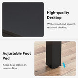 LITTLE TREE 78.7 Inches Extra Long Two Person Office Desk,Double Workstation for Home Office,Black LITTLE TREE