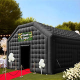 GR8FUN Large Inflatable Nightclub Tent 20X16.5X12Ft with Blower, Black Party Tent, Gazebo Event House for Wedding, Backyard Party, Birthday Celebration GR8FUN