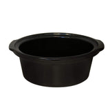 West Bend Manual Crockery Slow Cooker with Oval Ceramic Cooking Vessel and Glass Lid Certified, 6-Quart, Silver, (Pack of 1) West Bend