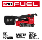 Milwaukee M18 FUEL 3-in. x 18-in. Cordless Belt Sander Milwaukeey